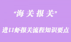 進口蝦報關流程知識要點