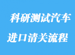 上?？蒲袦y試汽車進口清關流程