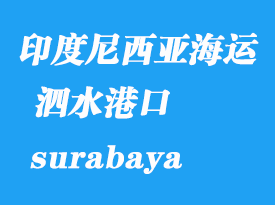 印度尼西亞海運(yùn)港口：泗水（蘇臘巴亞 surabaya）港口